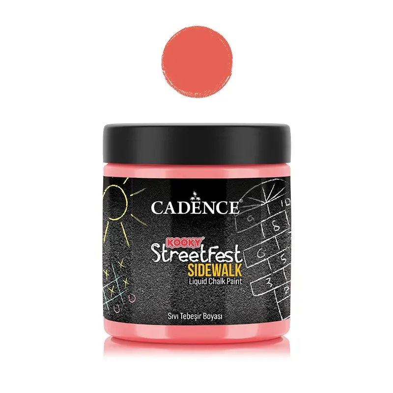 SF04 Kırmızı Sıvı Tebeşir Boyası Kooky Streetfest 250ML