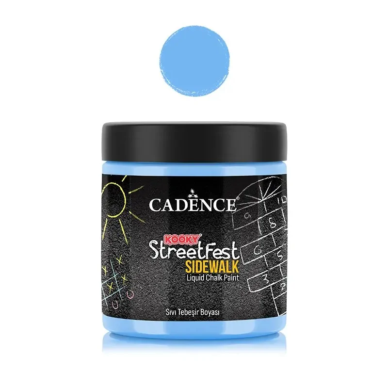 SF07 Mavi Sıvı Tebeşir Boyası Kooky Streetfest 250ML