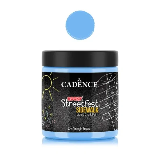 SF07 Mavi Sıvı Tebeşir Boyası Kooky Streetfest 250ML SF07 Mavi Sıvı Tebeşir Boyası Kooky Streetfest 250ML