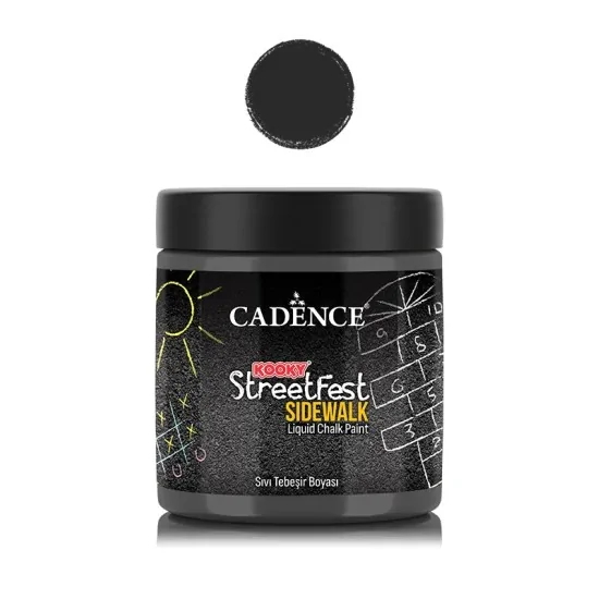 SF09 Siyah Sıvı Tebeşir Boyası Kooky Streetfest 250ML SF09 Siyah Sıvı Tebeşir Boyası Kooky Streetfest 250ML