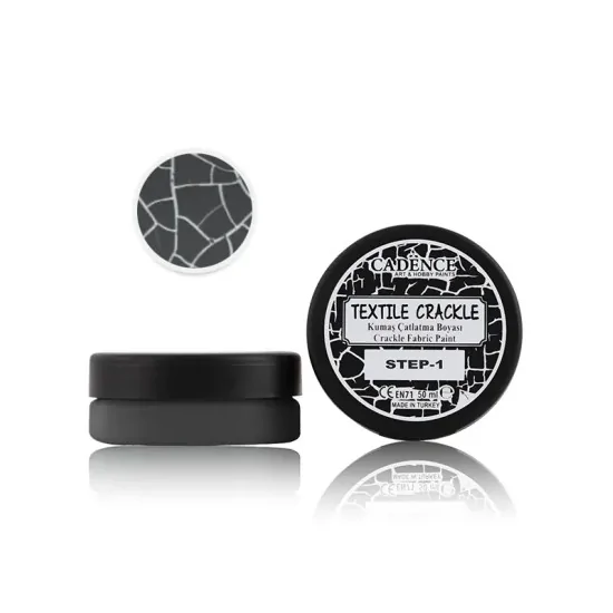 TC03 Grafiti Gri Kumaş Çatlatma Boyası 50ML+50ML TC03 Grafiti Gri Kumaş Çatlatma Boyası 50ML+50ML