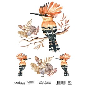 Model BRFT06 Kuşların Şarkısı Kumaş Transfer 25x35cm