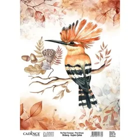 Model BRRP06 Kuşların Şarkısı Pirinç Dekopaj Kağıdı 30x42cm