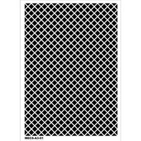 Model MECS-A3-01 Modern Etnik Stencil 30x42cm