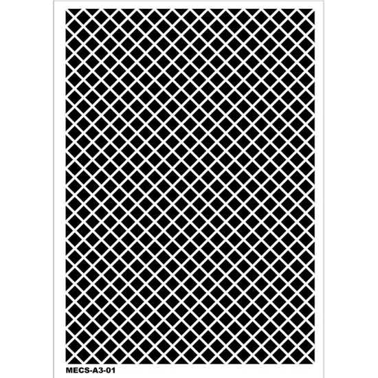Model MECS-A3-01 Modern Etnik Stencil 30x42cm Model MECS-A3-01 Modern Etnik Stencil 30x42cm