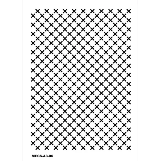Model MECS-A3-06 Modern Etnik Stencil 30x42cm Model MECS-A3-06 Modern Etnik Stencil 30x42cm