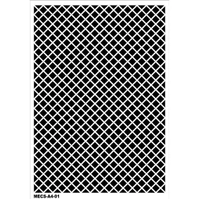 Model MECS-A4-01 Modern Etnik Stencil 21x30cm
