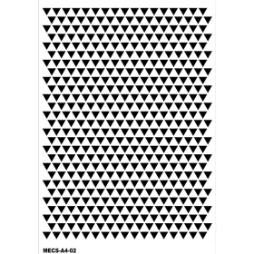 Model MECS-A4-02 Modern Etnik Stencil 21x30cm
