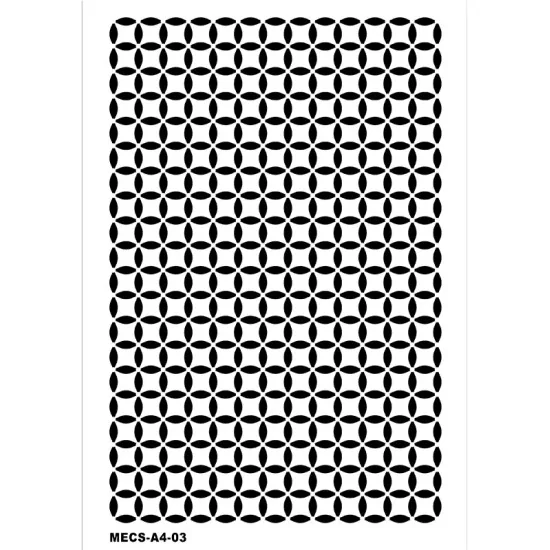 Model MECS-A4-03 Modern Etnik Stencil 21x30cm Model MECS-A4-03 Modern Etnik Stencil 21x30cm