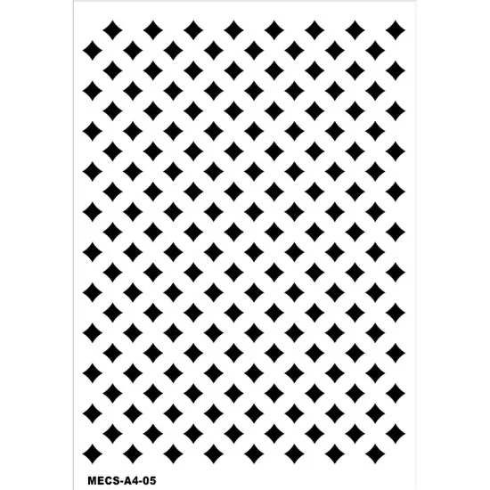 Model MECS-A4-05 Modern Etnik Stencil 21x30cm Model MECS-A4-05 Modern Etnik Stencil 21x30cm
