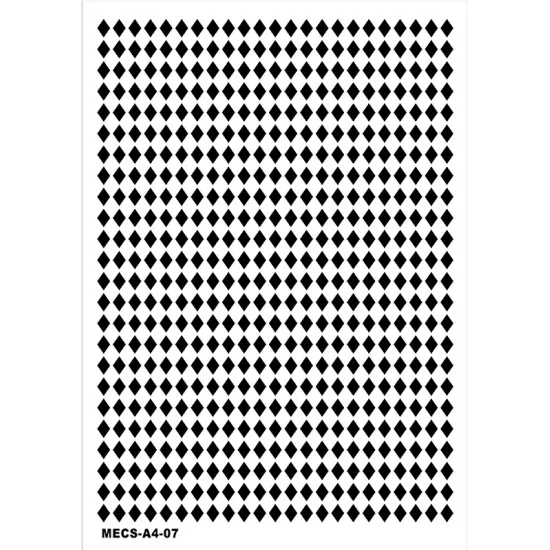 Model MECS-A4-07 Modern Etnik Stencil 21x30cm Model MECS-A4-07 Modern Etnik Stencil 21x30cm