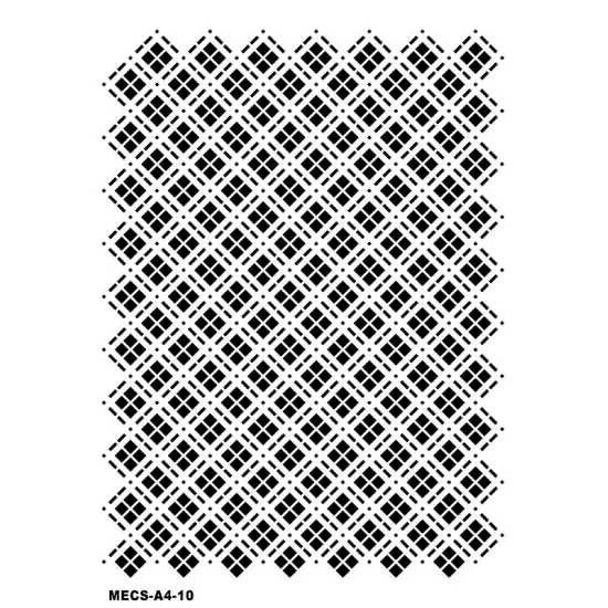 Model MECS-A4-10 Modern Etnik Stencil 21x30cm Model MECS-A4-10 Modern Etnik Stencil 21x30cm