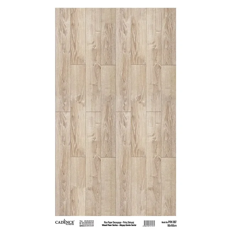 Model PRK07 Ahşap Zemin Serisi Pirinç Dekopaj Kağıdı 90x160cm