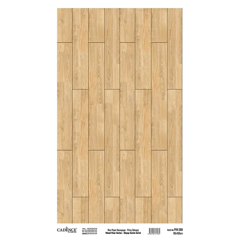Model PRK08 Ahşap Zemin Serisi Pirinç Dekopaj Kağıdı 90x160cm