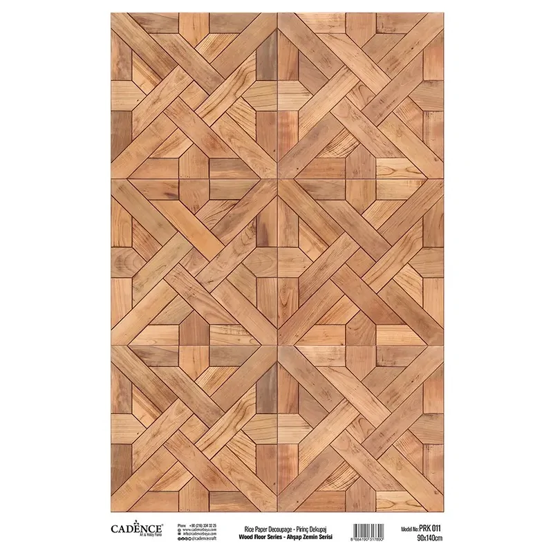Model PRK11 Ahşap Zemin Serisi Pirinç Dekopaj Kağıdı 90x140cm