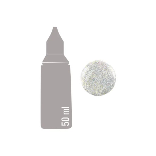 459 Gümüş Gökkuşağı Simli Boncuk Boya 50ML 459 Gümüş Gökkuşağı Simli Boncuk Boya 50ML