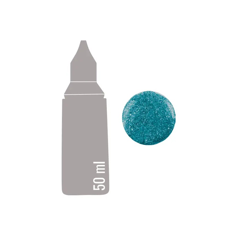 471 Turkuaz Simli Boncuk Boya 50ML