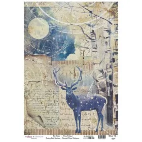 Model 1239 Fantastik Dünya Koleksiyonu Cadence Pirinç Dekopaj Kağıdı 30X42cm
