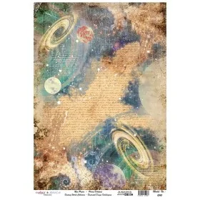 Model 1240 Fantastik Dünya Koleksiyonu Cadence Pirinç Dekopaj Kağıdı 30X42cm