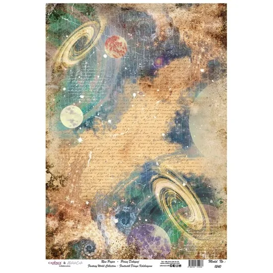 Model 1240 Fantastik Dünya Koleksiyonu Cadence Pirinç Dekopaj Kağıdı 30X42cm Model 1240 Fantastik Dünya Koleksiyonu Cadence Pirinç Dekopaj Kağıdı 30X42cm