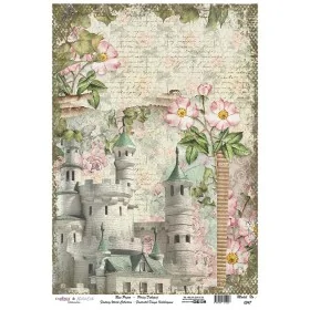 Model 1247 Fantastik Dünya Koleksiyonu Cadence Pirinç Dekopaj Kağıdı 30X42cm