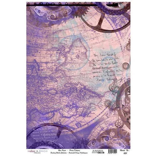 Model 1251 Fantastik Dünya Koleksiyonu Cadence Pirinç Dekopaj Kağıdı 30X42cm Model 1251 Fantastik Dünya Koleksiyonu Cadence Pirinç Dekopaj Kağıdı 30X42cm