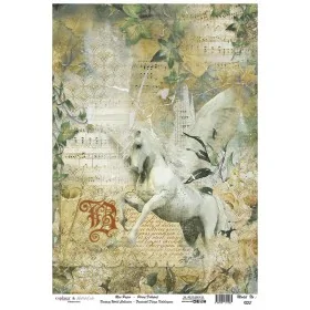 Model 1253 Fantastik Dünya Koleksiyonu Cadence Pirinç Dekopaj Kağıdı 30X42cm