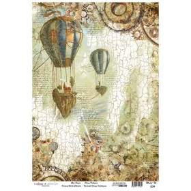 Model 1254 Fantastik Dünya Koleksiyonu Cadence Pirinç Dekopaj Kağıdı 30X42cm