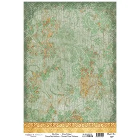 Model 1257 Fantastik Dünya Koleksiyonu Cadence Pirinç Dekopaj Kağıdı 30X42cm