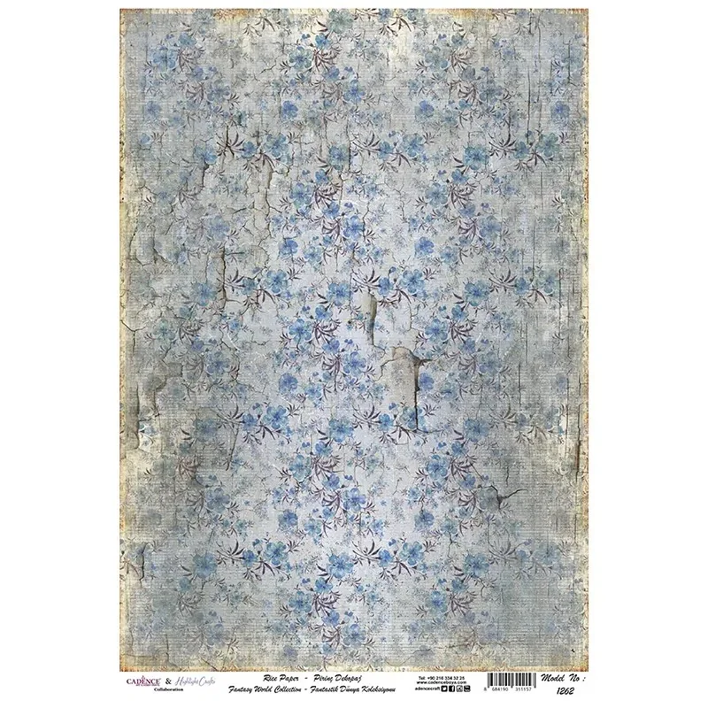 Model 1262 Fantastik Dünya Koleksiyonu Cadence Pirinç Dekopaj Kağıdı 30X42cm