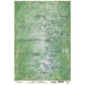 Model 1263 Fantastik Dünya Koleksiyonu Cadence Pirinç Dekopaj Kağıdı 30X42cm