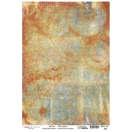 Model 1264 Fantastik Dünya Koleksiyonu Cadence Pirinç Dekopaj Kağıdı 30X42cm Model 1264 Fantastik Dünya Koleksiyonu Cadence Pirinç Dekopaj Kağıdı 30X42cm