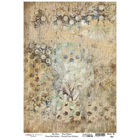 Model 1266 Fantastik Dünya Koleksiyonu Cadence Pirinç Dekopaj Kağıdı 30X42cm