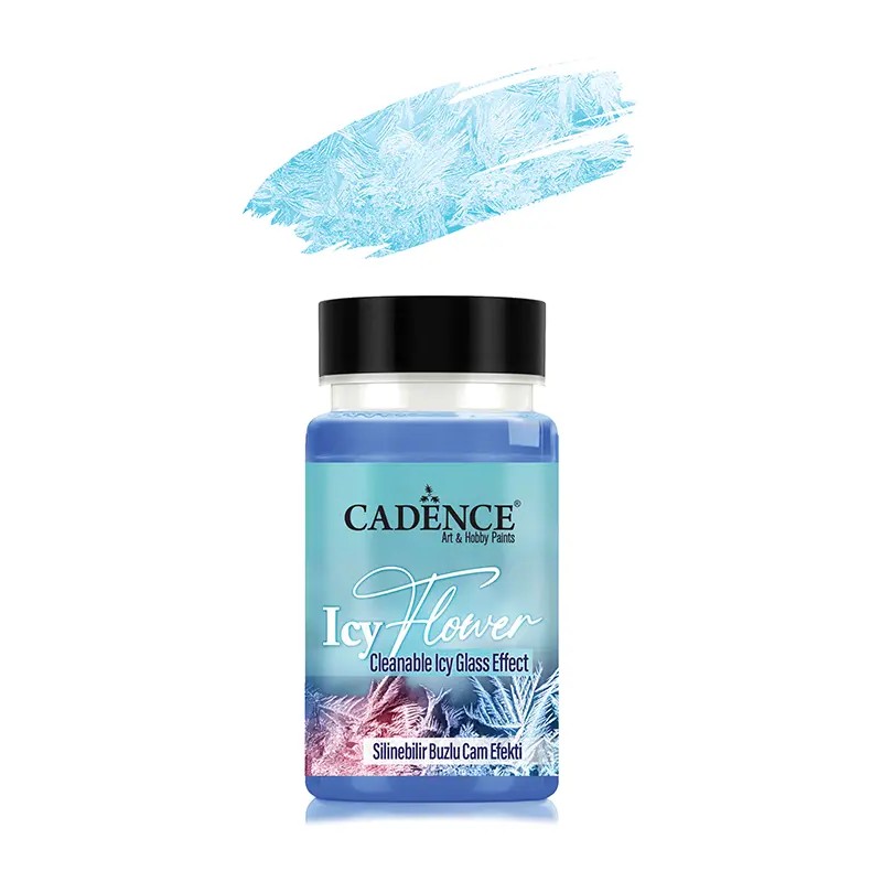 IF05 Mavi Icy Flower Silinebilir Buzlu Cam Efekti 90ML