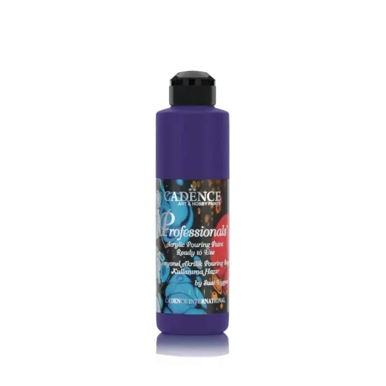 PP12 Koyu Mor Profesyonel Hazır Pouring Boya 250ml PP12 Koyu Mor Profesyonel Hazır Pouring Boya 250ml