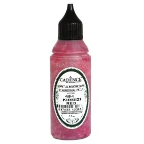 454 Kırmızı Simli Boncuk Boya 50ML