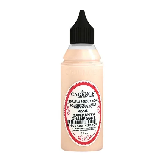 424 Şampanya Metalik Boncuk Boya 50ML