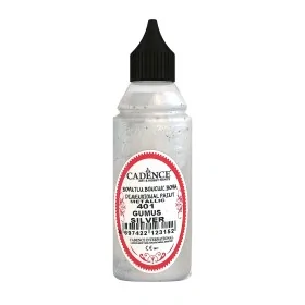 401 Gümüş Metalik Boncuk Boya 50ML