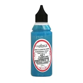421 Turkuaz Metalik Boncuk Boya 50ML