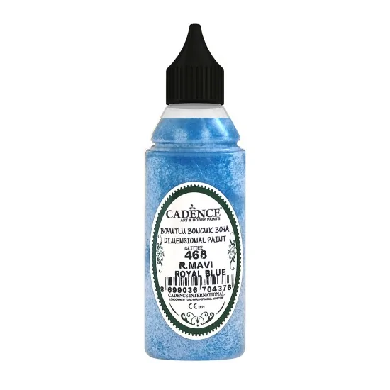 468 Royal Mavi Simli Boncuk Boya 50ML 468 Royal Mavi Simli Boncuk Boya 50ML