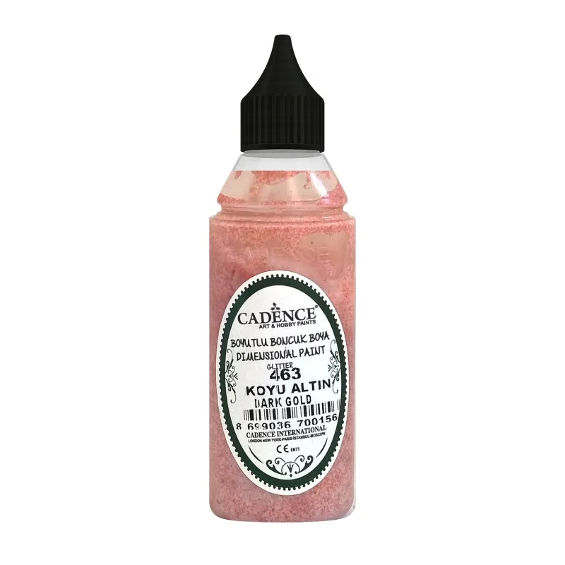 463 Koyu Altın Simli Boncuk Boya 50ML