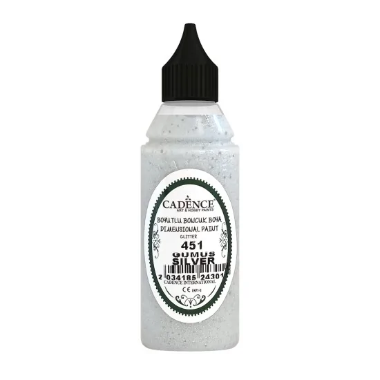 451 Gümüş Simli Boncuk Boya 50ML