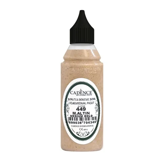 449 Medium Altın Simli Boncuk Boya 50ML 449 Medium Altın Simli Boncuk Boya 50ML