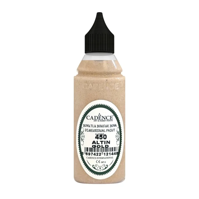 450 Altın Simli Boncuk Boya 50ML