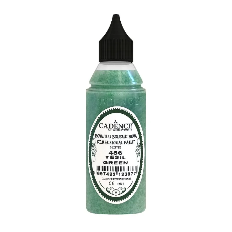 456 Yeşil Simli Boncuk Boya 50ML