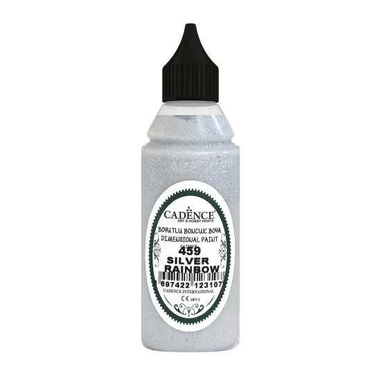 459 Gümüş Gökkuşağı Simli Boncuk Boya 50ML 459 Gümüş Gökkuşağı Simli Boncuk Boya 50ML
