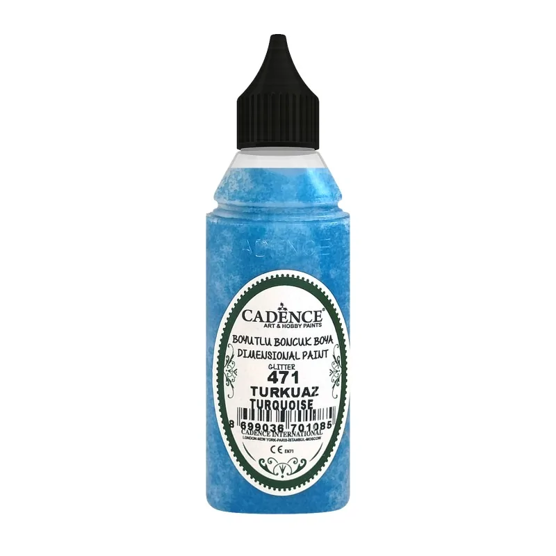 471 Turkuaz Simli Boncuk Boya 50ML