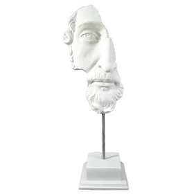 HYK102 Kaideli Zeus Büst Ham Polyester Obje