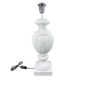 HYK1091 Desenli Abajur Ham Polyester Obje
