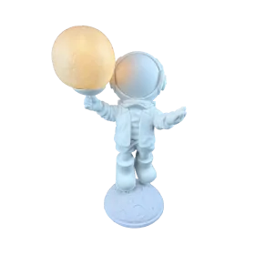 HYK1093 Lambalı Astronot Ham Polyester Obje
